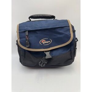 Lowepro Nova 1 Camera Bag Navy Blue Black Padded Shoulder Belt Case
